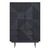 Jakara Black and Metal 2 Door Hall Cabinet