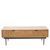 Jakara Natural and Black Metal 2 Drawer Coffee Table