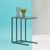 Acero Grey Metal Side Table