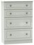 Pembroke Cashmere 4 Drawer Deep Chest