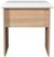 Milan Oak Effect Padded Dressing Stool