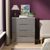 Milan Grey Gloss and Grey Oak 4 Drawer Chest