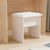 Milan Cashmere Gloss Padded Dressing Stool