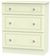 Pembroke Cream 3 Drawer Deep Chest