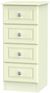 Pembroke Cream 4 Drawer Narrow Chest