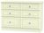 Pembroke Cream 6 Drawer Midi Chest