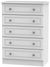 Pembroke White 5 Drawer Chest