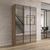 Rauch Acero 136cm 3 Door Mirrored Wardrobe - Artisan Oak