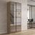 Rauch Acero 91cm 2 Door Mirrored Wardrobe - Artisan Oak