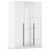 Rauch Alba 136cm 3 Door Mirror Wardrobe - Alpine White