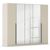 Rauch Alba 226cm 5 Door Mirror Wardrobe - Champagne