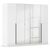 Rauch Alba 226cm 5 Door Mirror Wardrobe - White Gloss