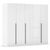 Rauch Alba 226cm 5 Door Wardrobe - White Gloss