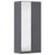 Rauch Alba 91cm 2 Door Mirror Wardrobe - Metallic Grey