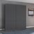 Rauch Aurelio 175cm Metallic Grey 2 Door Sliding Wardrobe