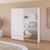 Rauch Elara 181cm 2 Door Combi Sliding Wardrobe - Alpine White
