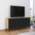 Rauch Flipp 2 Door Low Sideboard with Metal Base - 160cm - Artisan Oak and Graphite
