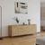 Rauch Flipp 3 Door Low Sideboard with Metal Base - 199cm - Artisan Oak