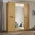 Rauch Modi 181cm 4 Door Wardrobe with Mirror - Artisan Oak