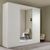 Rauch Modi 226cm 4 Door Wardrobe with Mirror - Alpine White