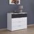 Rauch Monza 5 Drawer Chest - Alpine White and Metallic Dark Grey