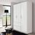 Rauch Morella 136cm 3 Door Wardrobe with Drawer - Alpine White and White High Gloss