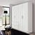 Rauch Morella 181cm 4 Door Wardrobe with Drawer - Alpine White and White High Gloss