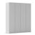 Rauch Wingview Lite 181cm 4 Door Wardrobe - Silk Grey