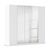 Rauch Wingview Lite 226cm 5 Door Wardrobe with Mirror - Alpine White