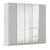 Rauch Wingview Lite 226cm 5 Door Wardrobe with Mirror - Silk Grey