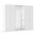 Rauch Wingview Lite 271cm 6 Door Wardrobe with Mirror - Alpine White
