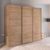 Rauch Evelyn 242cm 3 Door Sliding Wardrobe - Sonoma Oak