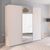 Rauch Evelyn 242cm 3 Door Sliding Wardrobe with Mirror - Alpine White