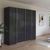 Rauch Kronach 225cm 4 Door Wardrobe - Metallic Dark Grey