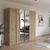 Rauch Kronach 225cm 4 Door Wardrobe with Mirror - Artisan Oak