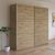 Rauch Kronach 218cm 2 Door Sliding Wardrobe - Artisan Oak