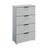 Rauch Skat Meridian 4 Drawer Narrow Chest - Silk Grey