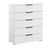 Rauch Skat Meridian 5 Drawer Chest - Alpine White