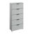 Rauch Skat Meridian 5 Drawer Tall Chest - Silk Grey