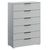 Rauch Skat Meridian 6 Drawer Chest - Silk Grey
