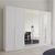 Rauch Quadra Spin 271cm 6 Door Wardrobe with Mirror - Alpine White and High Gloss White