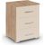Rauch Aditio 3 Drawer Bedside Cabinet - Sonoma Oak and Champagne