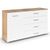 Rauch Aditio 1 Door Medium Sideboard - 120cm - Sonoma Oak and Alpine White
