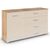 Rauch Aditio 1 Door Medium Sideboard - 120cm - Sonoma Oak and Champagne