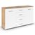 Rauch Aditio 2 Door Medium Sideboard with 4 Drawer - 120cm - Sonoma Oak and Alpine White