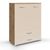 Rauch Aditio 2 Door Cupboard with 2 Bottom Drawer - Artisan Oak and Champagne
