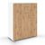 Rauch Aditio 2 Door Cupboard with 2 Top Drawer - Alpine White and Artisan Oak