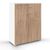 Rauch Aditio 2 Door Cupboard with 2 Top Drawer - Alpine White and Sonoma Oak