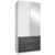 Rauch Alvor 91cm 2 Door Combi Wardrobe - Alpine White and Metallic Dark Grey