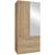 Rauch Alvor 91cm 2 Door Combi Wardrobe - Sonoma Oak